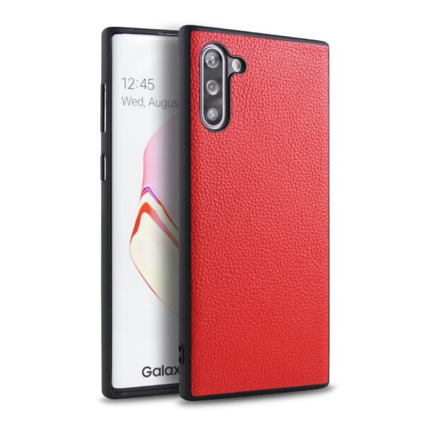 Samsung Galaxy Note Serie Galaxy Note 10 Einfarbig Einfach Leder Handyhülle – Bild 2