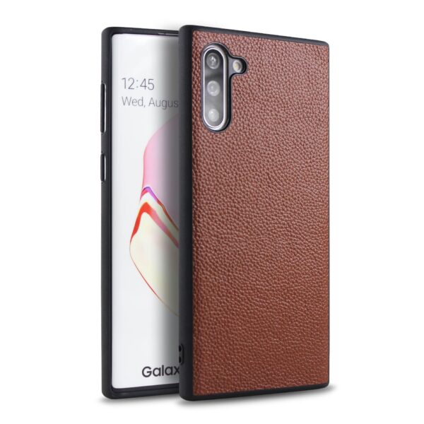 Samsung Galaxy Note Serie Galaxy Note 10 Einfarbig Einfach Leder Handyhülle – Bild 3